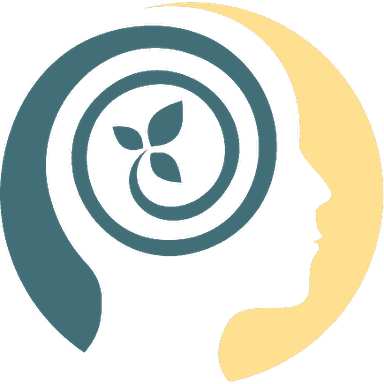PATH logo: a head in profile enclosing a spiral with a leaf at its centre.